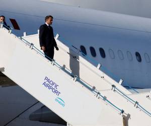 El presidente francés Emmanuel Macron