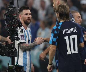 Modric y Messi tuvieron un gesto bastante amistoso tras la clasificación argentina.