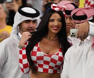 La bella mujer croata se convirtió en una de las sensaciones del Mundial de Qatar 2022.