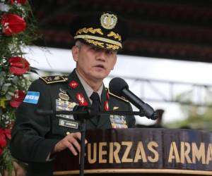 Roosevelt Hernández, exjefe de las Fuerzas Armadas de Honduras.