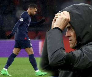 Luis Enrique sustituyó a Mbappé en el empate del PSG ante el Rennes.