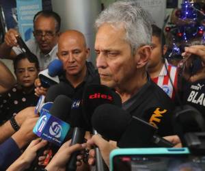El técnico de la Selección de Honduras, Reinaldo Rueda, brindó declaraciones a su llegada al país.