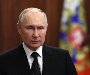 Vladimir Putin se dirigió a la nación mediante una cadena de televisión.