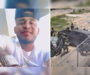 Imagen en vida del hondureño Clinton Alex Blucha Pérez, quien fue asesinado por el comando militar.