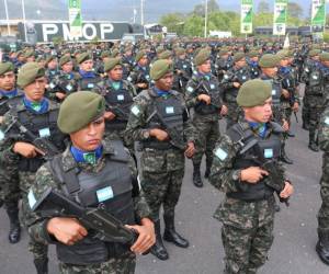 Nuevos policías militares se suman hoy al servicio de la seguridad en Honduras.