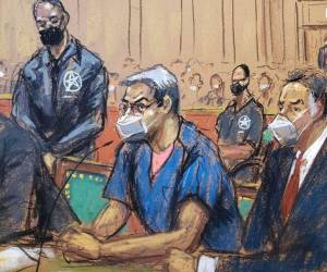 JOH estuvo en compañía de su abogado defensor, sin embargo, Hernández tuvo más intervenciones en la audiencia.