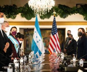 El gobierno de Xiomara Castro ha tenido reuniones al más alto nivel con EE. UU. como la visita de Kamala Harris a la toma de posesión. El comunicado de EUA cuestiona aspectos de la actual administración.
