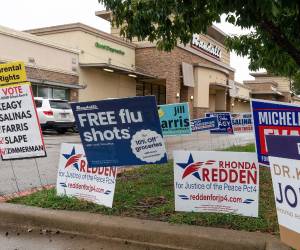 Aunque el nombre de Joe Biden no aparece en las papeletas, muchos estadounidenses ven esta elección como un referéndum sobre el presidente