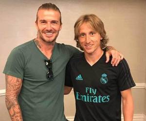 David Beckham viajó hasta Croacia para conversar con Modric y convencerlo de fichar por el Inter Miami.