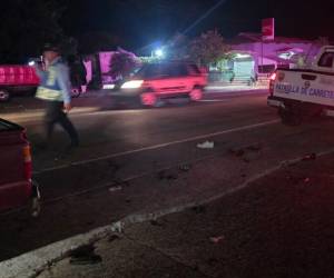 El accidente generó un fuerte congestionamiento en la salida al sur.