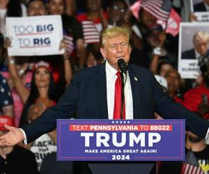 El expresidente de Estados Unidos, Donald Trump, pide a todos que voten.