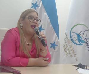 La titular del Comisionado Nacional de los Derechos Humanos (Conadeh), Blanca Izaguirre.
