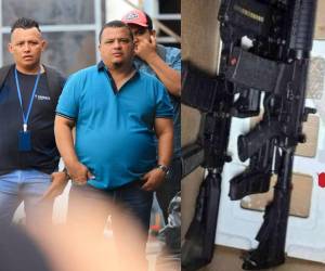 Armas de grueso calibre fueron decomisadas a Koriun Inversiones en Choloma, en un operativo realizado por las autoridades.