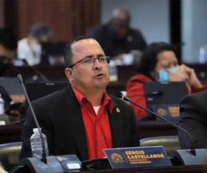 Sergio Castellanos, actual diputado del partido Libertad y Refundación (Libre).