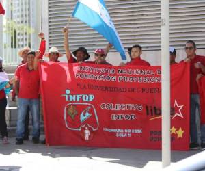 La marcha se dio en el bulevar Suyapa en Tegucigalpa.