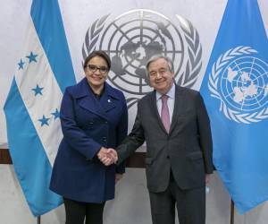 El secretario general de la ONU tuvo una reunión el miércoles con Xiomara Castro, la presidenta, y discutieron el establecimiento del mecanismo internacional.