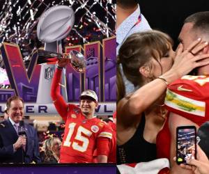 La leyenda de Patrick Mahomes y el romance de Taylor Swift y Travis Kelce enmarcaron el título del Super Bowl conseguido por los Kansas City Chiefs.