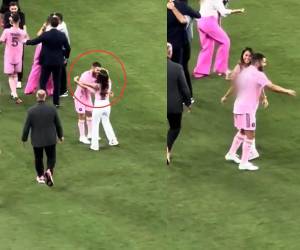 Antonela Roccuzzo estuvo a punto de besar a un compañero de Messi.