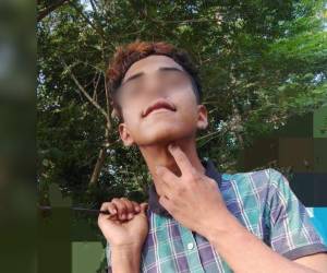 Como Harold Lancaster Ulloa Ramos fue identificado el menor que fue hallado decapitado en la comunidad de El Buen Pastor, en el municipio de Santa Rita, Yoro.
