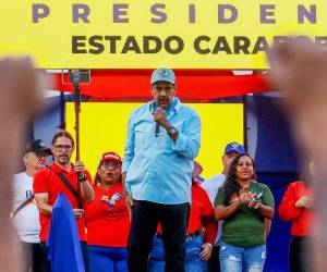 Nicolás Maduro, actual presidente de Venezuela, en un evento político.