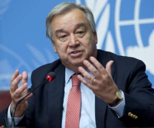 El secretario general de la <b>ONU</b>, Antonio Guterres.