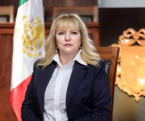 Ella es la alcaldesa de Cotija, en Michoacán, México.