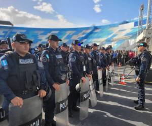 La Policía Nacional señaló que desplegará un amplio dispositivo de seguridad para evitar hechos violentos en el clásico entre Motagua y Olimpia.