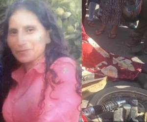 Doris Esperanza Paredes (36) murió al instante. La pesada rastra le pasó por encima.