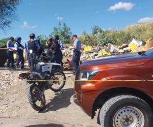 El cuerpo de José Manuel Osorio se encontró en un botadero de basura ubicado en el barrio Miraflor, a inmediaciones de la terminal de buses de Tiloarque.