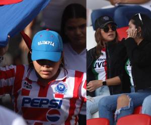 El clásico del Olimpia y Marathón tuvo presente a una gran afición, entre ellas a hermosas chicas, de cara a esta penúltima jornada del Apertura 2023 de la Liga Nacional