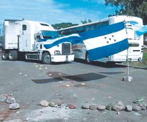 Quedan suspendidas las tomas de carretera en Choluteca.