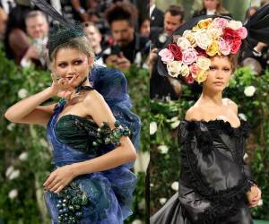 Zendaya sorprendió la noche de la Met Gala 2024 al aparecer con dos atuendos diferentes, pero igual de impactantes. Aquí te mostramos sus atuendos y en qué se inspiraron.