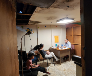 En el CIS Rubén Andino, del barrio Abajo, ahora funciona como centro meteorológico porque desde adentro se puede ver el cielo y saber si lloverá o no.