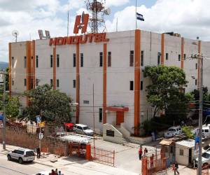 Fachada de la Empresa Hondureña de Telecomunicaciones.