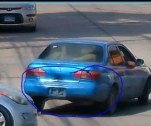 Todo pasa en cuestión de segundos, según muestra el video que dura apenas medio minuto