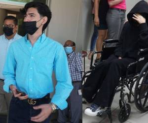 Imagen de una de las audiencias previas en las que la joven acudió en silla de ruedas para acusar al agresor.