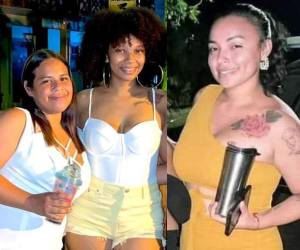 Imágenes en vida de las tres chicas que desaparecieron el domingo tras salir a departir con la pareja de una de ellas en Roatán.