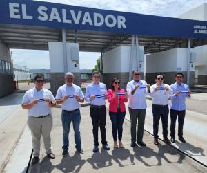 El lanzamiento de la Declaración Anticipada en aduana de El Amatillo contó con la participación de autoridades hondureñas y salvadoreñas.