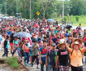 En 2022, miles de hondureños se sumaron a las caravanas migratorias en busca del “sueño americano”, una ruta que conduce a la vulneración de los derechos humanos.
