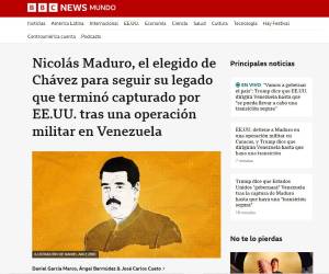 El presidente de Estados Unidos, Donald Trump, confirmó la madrugada de este sábado -3 de enero- que el presidente venezolano, Nicolás Maduro, fue capturado junto a su esposa, Cilia Flores, durante una operación se llevó a cabo en colaboración con las fuerzas del orden estadounidenses. Así informó el mundo su captura.