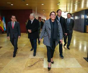 La presidenta Castro participará en reuniones junto con las máximas autoridades españolas el miércoles.