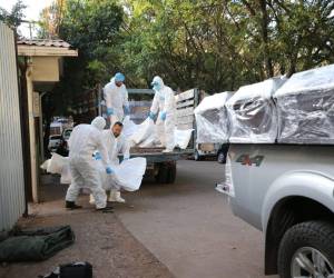 La mayoría de los cadáveres no pudieron ser identificados por el MP.