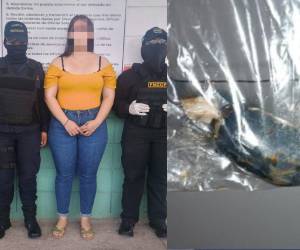 Una ciudadana fue remitida al Ministerio Público antes de ingresar a visita al Centro Penitenciario de Ilama, Santa Bárbara, pero con ella llevaba una sorpresa.
