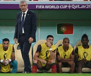 Cristiano Ronaldo se quedó en la banca en el partido de octavos de final entre Portugal y Corea del Sur.