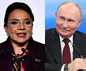 Xiomara Castro reconoció el triunfo de Vladimir Putin en Rusia.