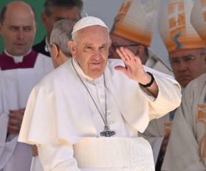 El papa Francisco dirigió una misa multitudinaria en Budapest.