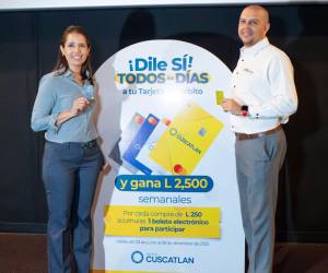 Con la promoción “Dile sí a tu tarjeta de débito”, Banco Cuscatlán incentiva el uso de la tarjeta de débito, ofreciendo un sorteo semanal de 2,500 lempiras para sus tarjetahabientes.
