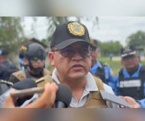 El ministro de Seguridad, Gustavo Sánchez.