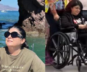 Así fue captada la actriz de telenovelas recordadas como “Corona de Lagrimas”.