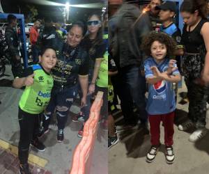 Acompañados por sus padres y en un ambiente completamente familiar y seguro, estos pequeños aficionados llegaron al Juan Ramón Breve para celebrar los goles de su equipo favorito.
